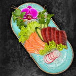 S42. SAKE & TEKKA SASHIMI <sup>4, 11</sup> (6 STK.)